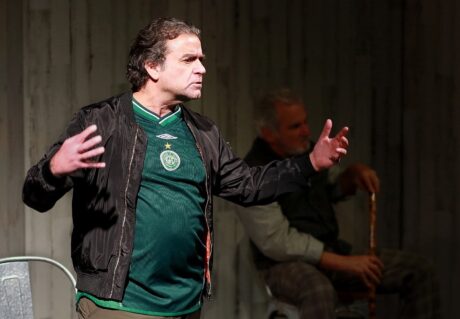 Matthew Vaky as Dermot and Joseph Palka as Joe in 'Port Authority' at Quotidian Theatre Company. Photo by Steve LaRocque.