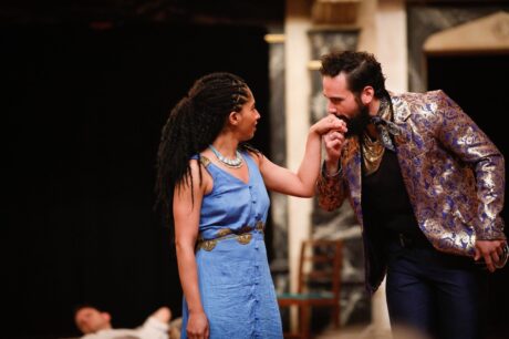 Constance Swain and Ronald Román-Meléndez in 'Caesar and Cleopatra.' Photo by Lindsey Walters.
