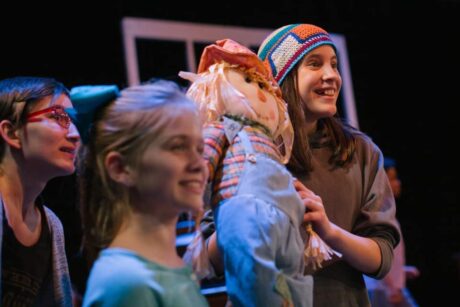 The cast of Encore Stage & Studio's 'CSI: Christmas Scene Investigators.' Photo by Cindy Kane Photography.