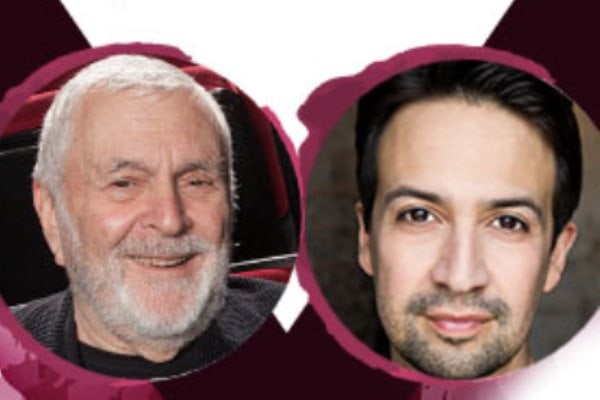 John Kander and Lin-Manuel Miranda in virtual conversation to support the Vineyard Theatre