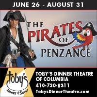 ‘The Pirates of Penzance’ at Toby’s Dinner Theatre