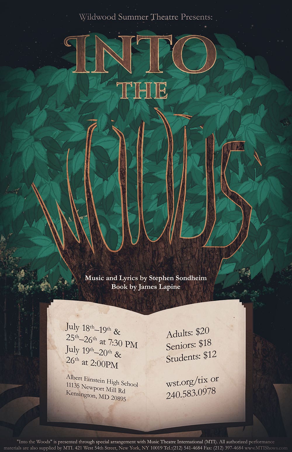 Wildwood Summer Theatre Presents ‘Into the Woods’  Tonight Through July 26th by Kristina Moyer