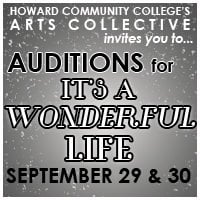 Arts Collective @HCC Holding Auditions for ‘It’s a Wonderful Life’ on 9/29 and 9/30/14 by Susan G. Kramer