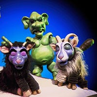 The Three Billy Goats Gruff. The Puppet Co. Playhouse