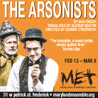 ‘The Arsonists’ at Maryland Ensemble Theatre