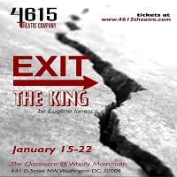 Review: ‘Exit the King’ by 4615 Theatre Company at the Classroom at Woolly Mammoth Theatre Company