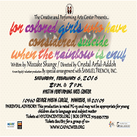 Review: ‘for colored girls who have considered suicide/when the rainbow is enuf’ at Creative and Performing Arts Center