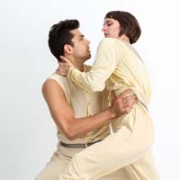 Alex Springer and Xan Burley performing 'Possession.' Photo by Erin Baiano.