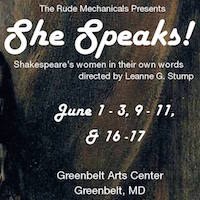 Review: ‘She Speaks’ at The Rude Mechanicals
