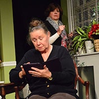 Virginia Barrie and Susan Dewey. Photo courtesy South Camden Theatre Company.