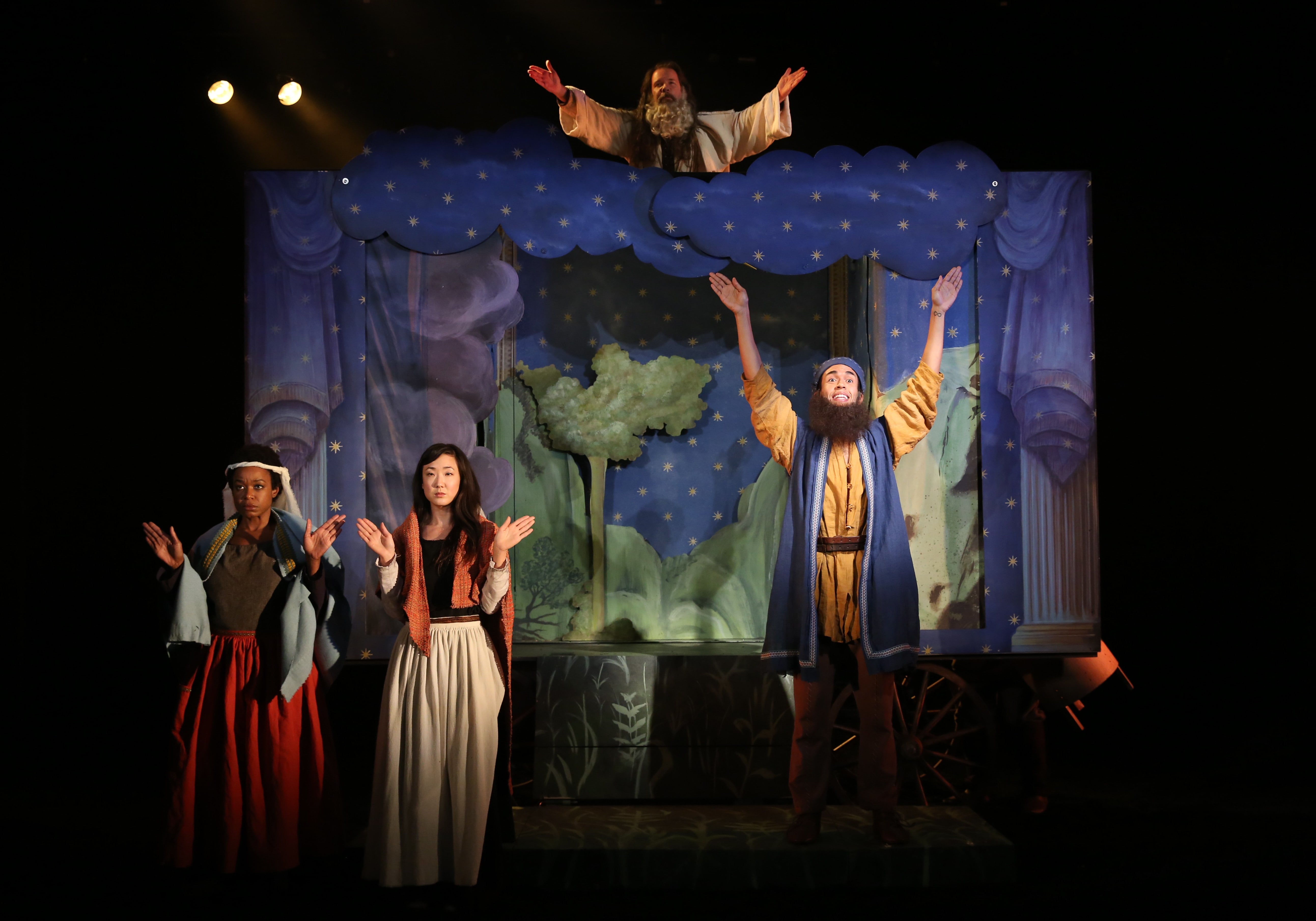 Quincy Tyler Bernstine, Jennifer Kim, Thomas Jay Ryan, and Kyle Beltran. Photo by Carol Rosegg. 