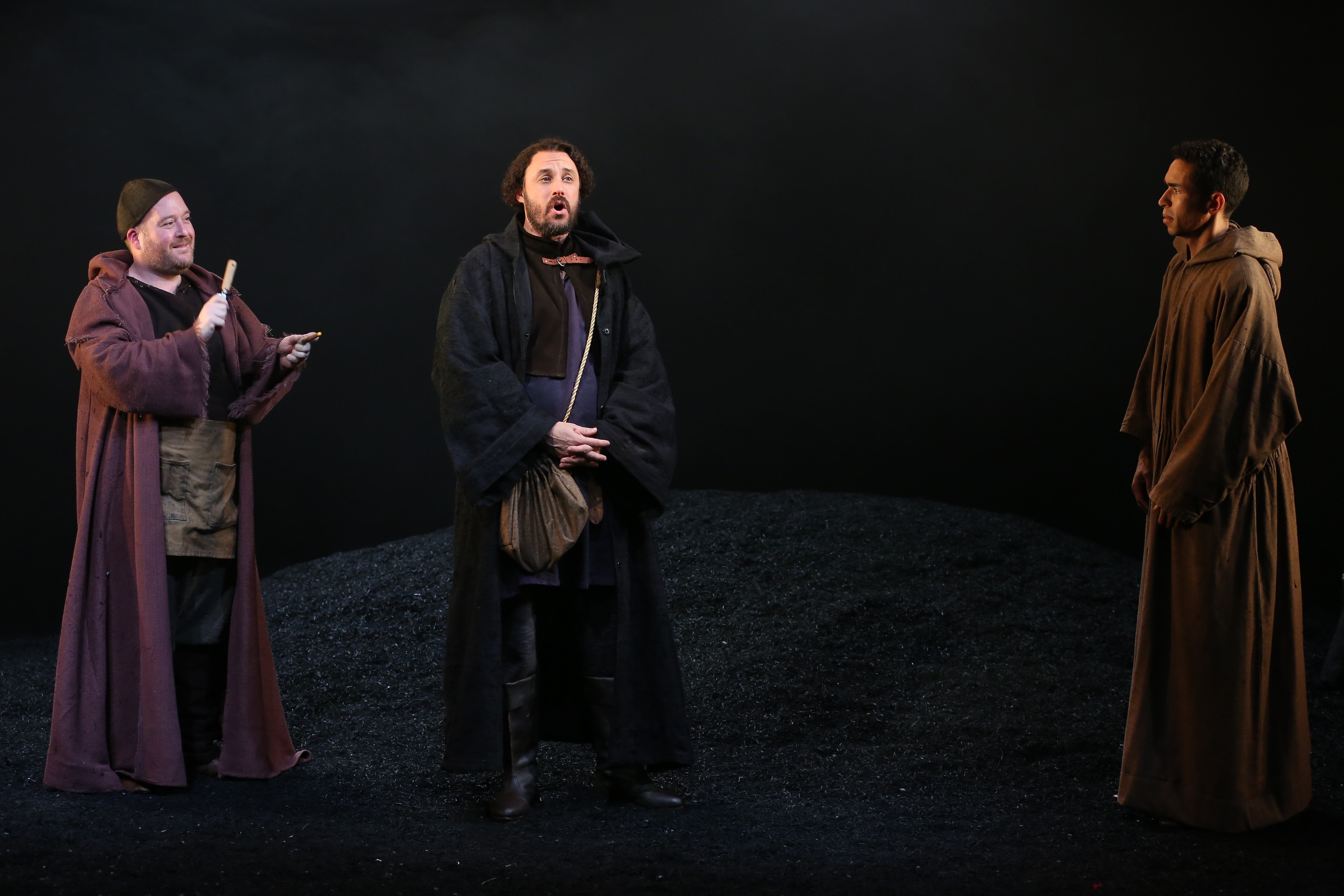 Michael Cyril Creighton, Greg Keller, and Kyle Beltran. Photo by Carol Rosegg. 