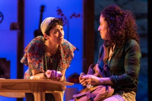 Alyssa Wilmoth Keegan and Alina Collins Maldonado in Digging Up Dessa. Photo by Yassine El Mansouri.