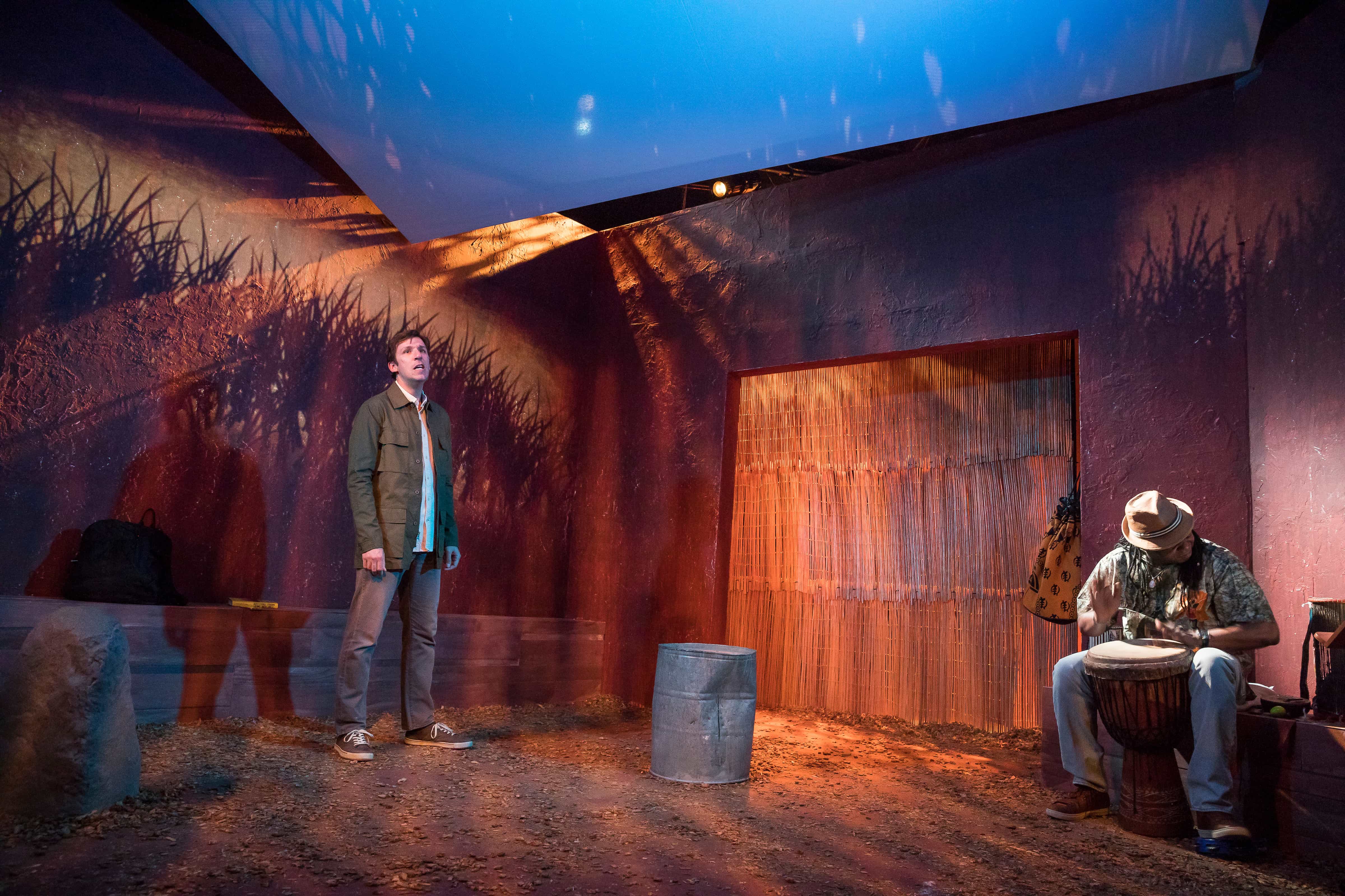 Dan Hodge and Abou Lion Diarra. Photo by Ben Hider.