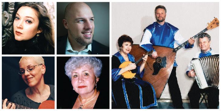 Susana Poretsky, Grigory Soloviov, Anna Kusner, Vera Danchenko-Stern, and The Russian Trio performed The Restless Heart on April 27 at the French Embassy. Photo courtesy of the Russian Chamber Art Society.