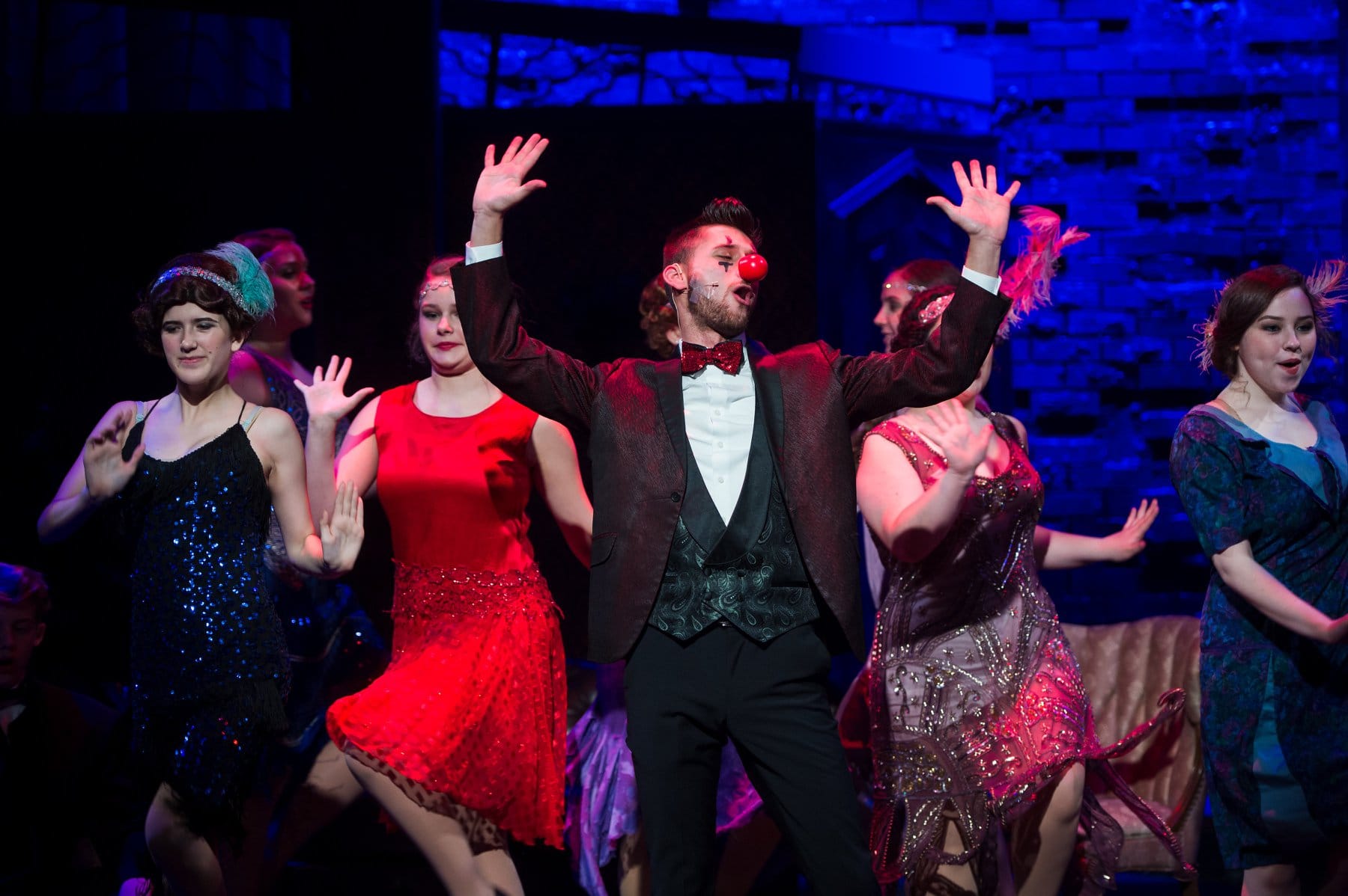 Ovations Theatre Senior Company concluded its 2017-2018 season with Andrew Lippa's Wild Party. Photo by Lock & Company.