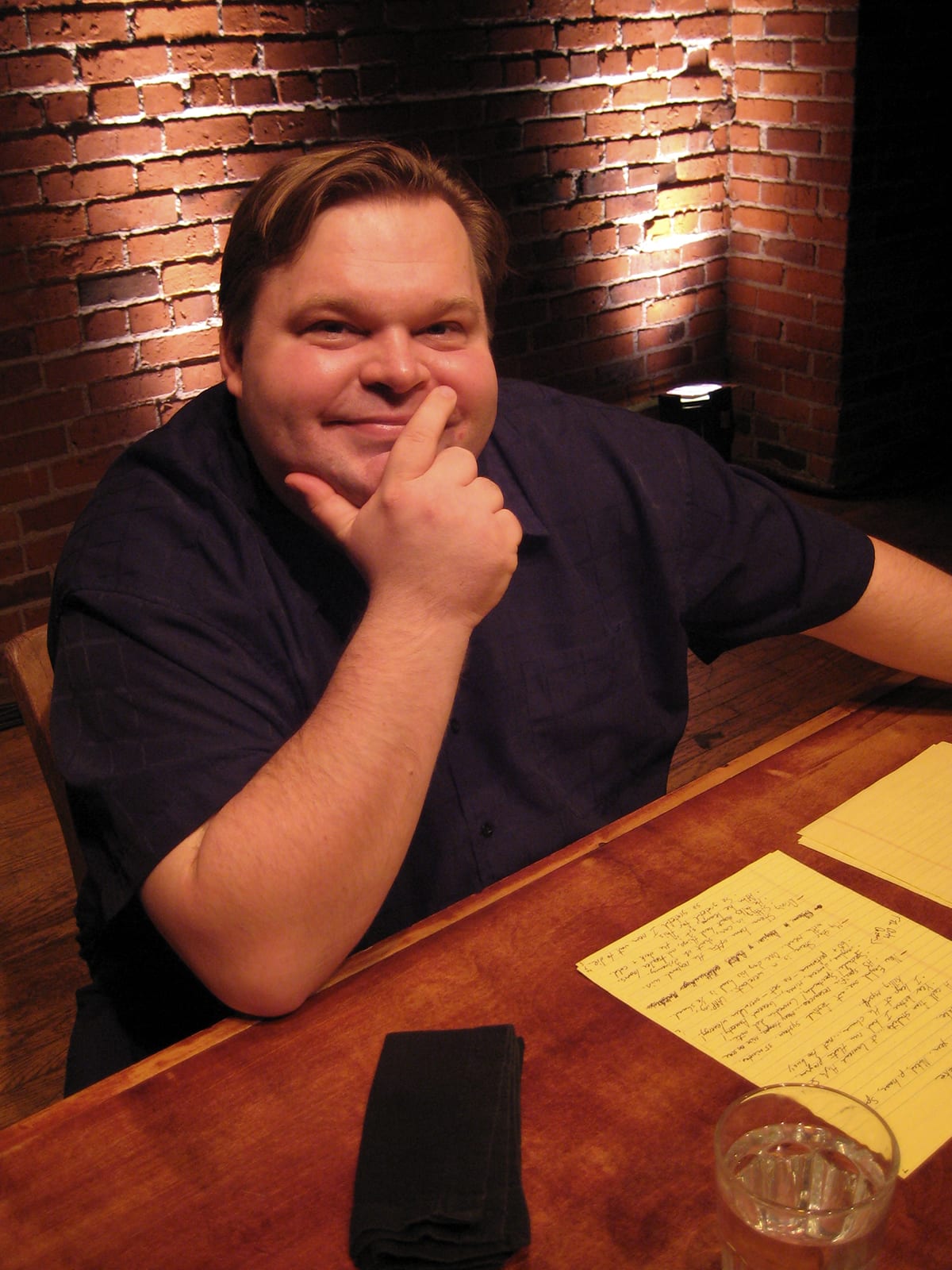 Mike Daisey, creator and performer of 'The Story of the Gun.'