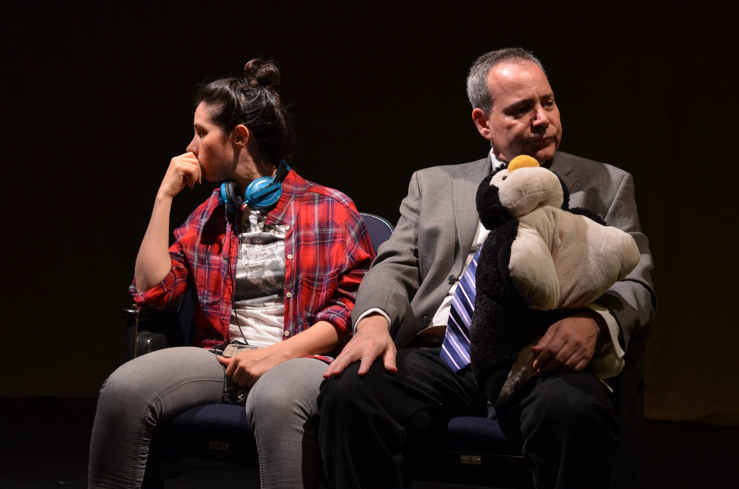 Chara Bauer and Tom Piccin in “Turbulence” by Shelby Chapman. Photo courtesy of Rapid Lemon Productions.