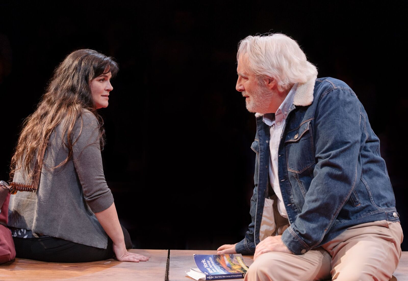 Rachel Zampelli and Michael Russotto in Heisenberg. Photo by Cameron Whitman.