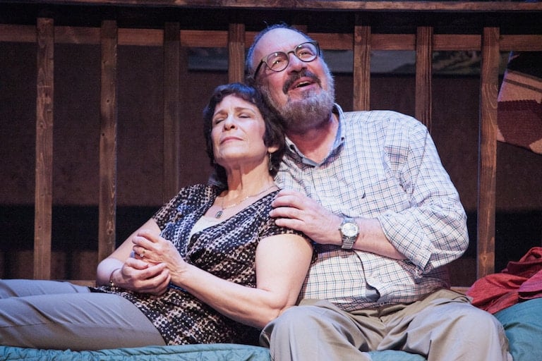 Rick Foucheux with Naomi Jacobson in Another Way Home at Theater J in 2016. Photo by C. Stanley Photography.