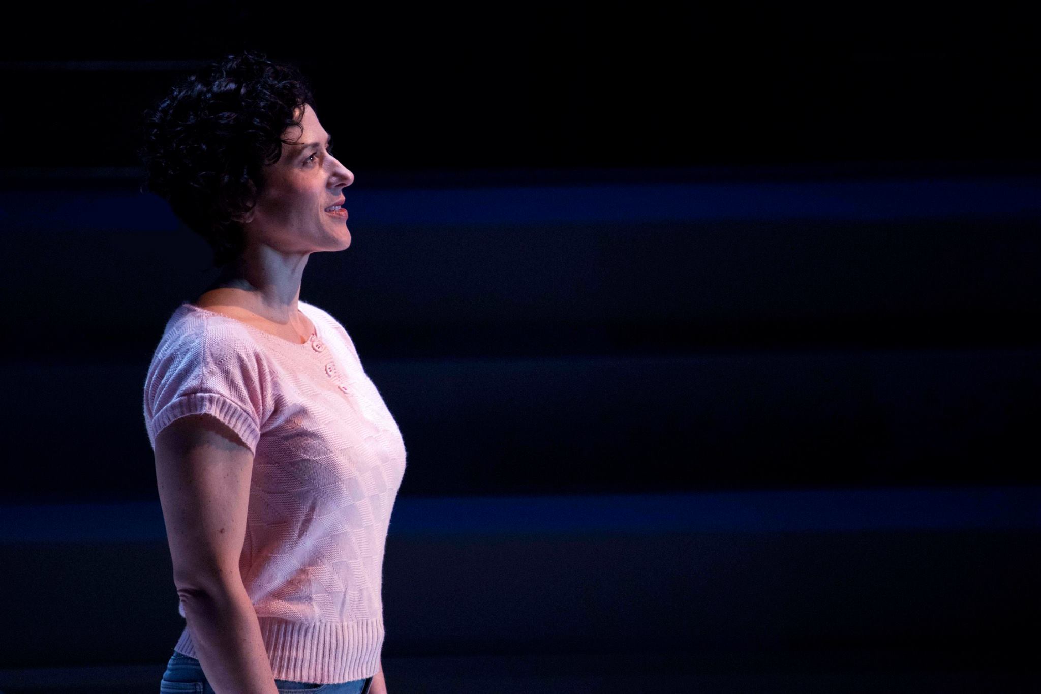 Alyssa Wilmoth Keegan as Li'l Bit in How I Learned to Drive, now playing at Round House Theatre. Photo by Kaley Etzkorn.