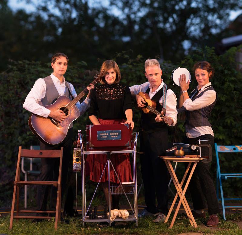 Left to Right: Grant Cloyd, Meg Lowey, Jon Reynolds and Kerry McGee. Photo by Mark Williams Hoelscher