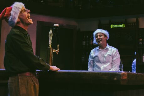 Matthew Keenan's An Irish Carol plays through December 31 at the Keegan Theatre. Photo by Mike Kozemchak.