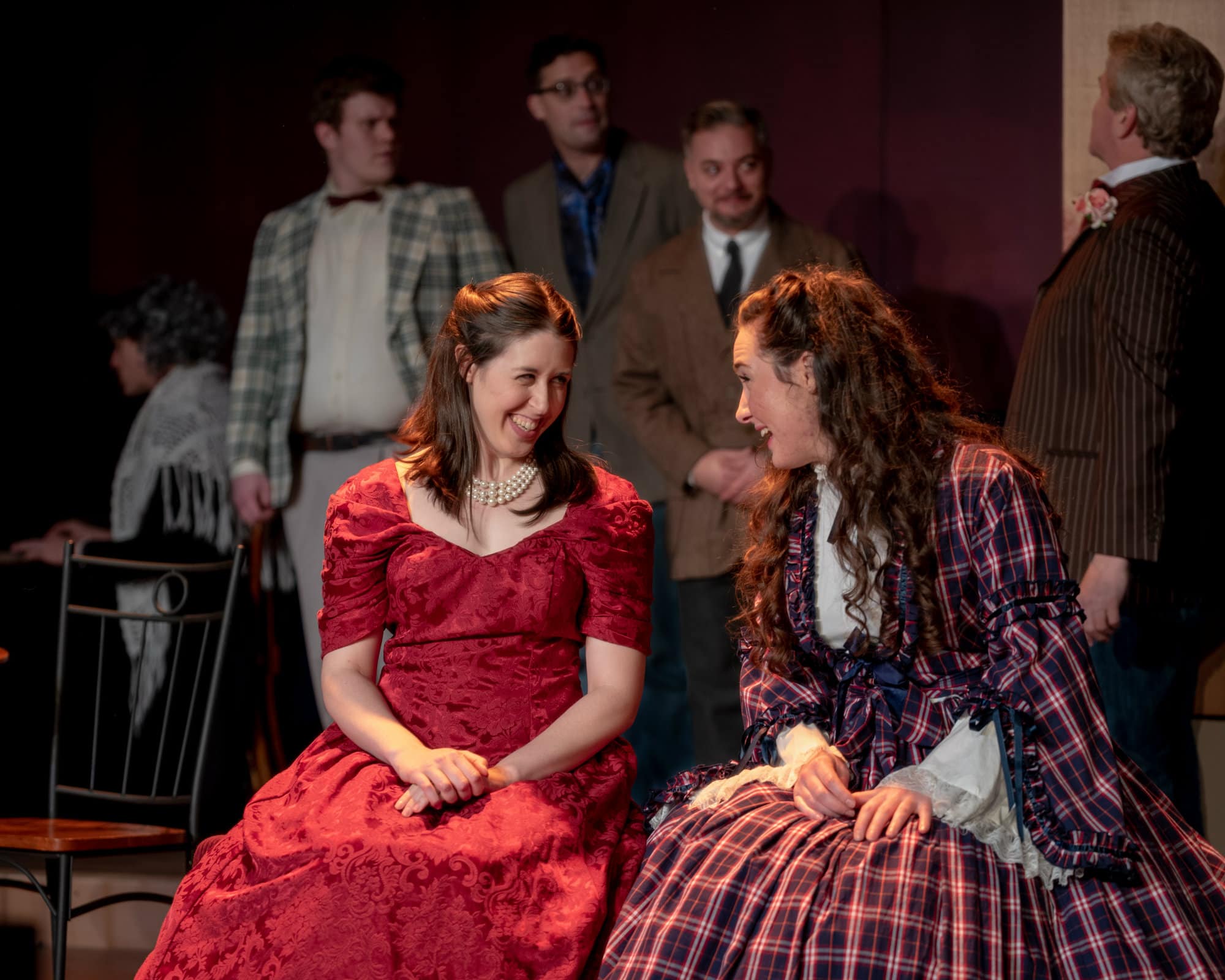 Charley's Aunt plays through December 23 at Fells Point Corner Theatre. Photo by Trent Haines-Hopper.