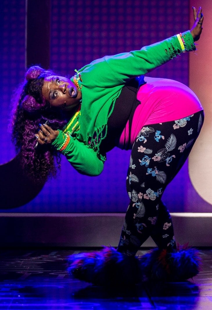 Tiffany Mann as Jenna Rolan in Be More Chill. Photo by Maria Baranova.