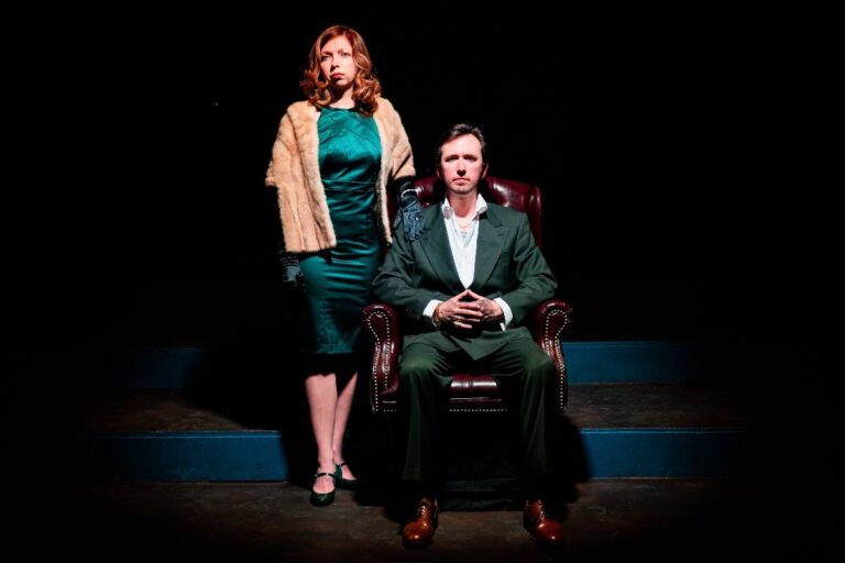 Raven Bonniwell and Danny Cackley in We Happy Few's 'Macbeth.' Photo by Mark Williams Hoelscher.