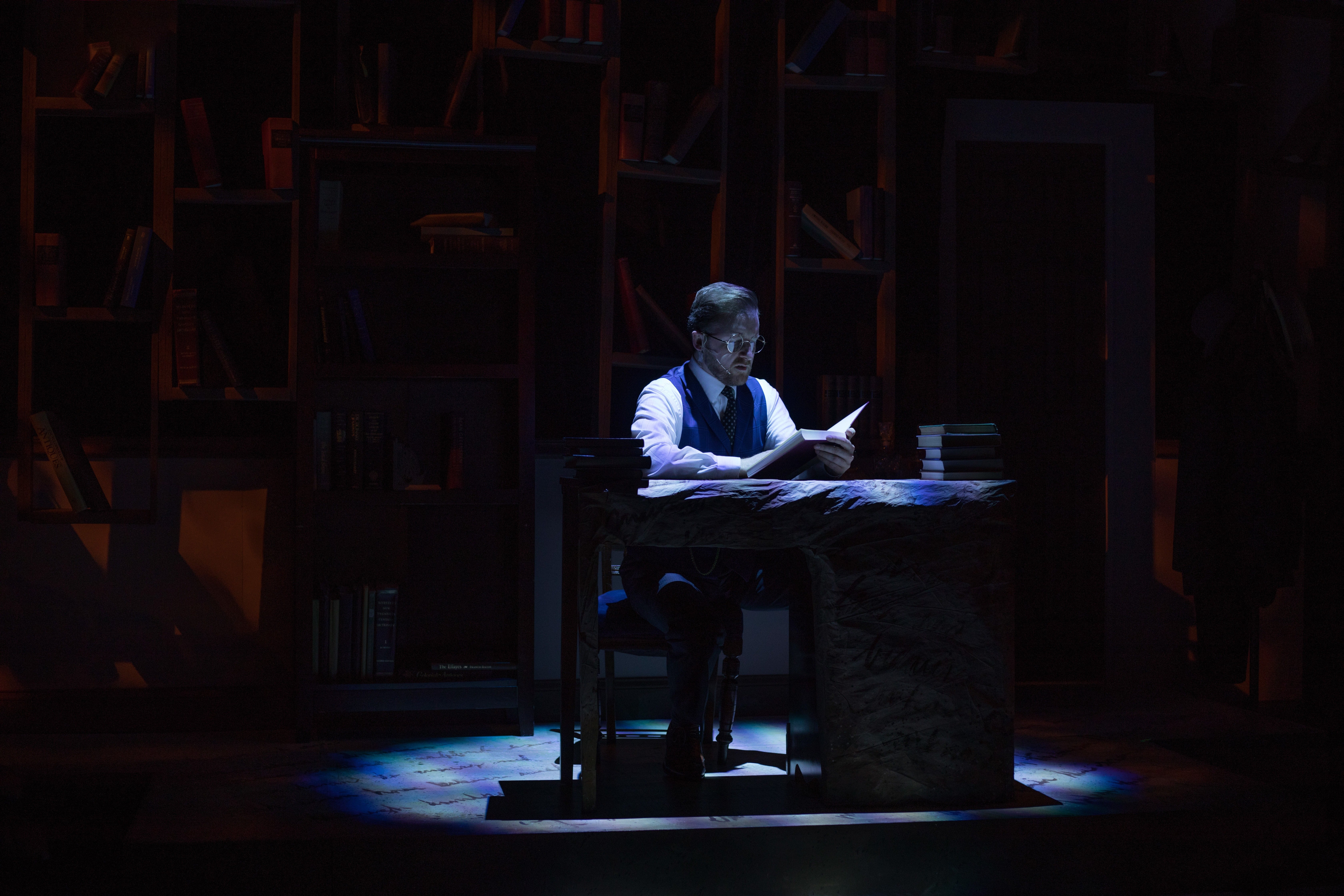 Kurt Boehm in Monumental Theatre Company's 'Daddy Long Legs.' Photo by RJ Pavel.