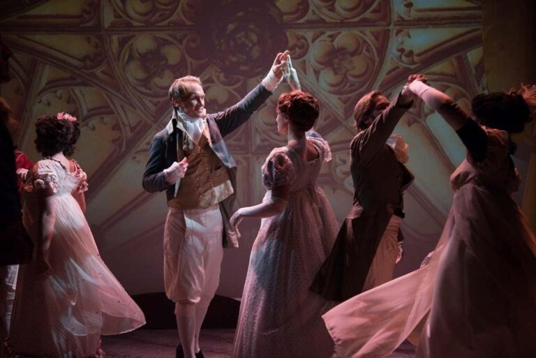 The cast of Annapolis Shakespeare Company's production of 'Pride and Prejudice.' Photo by Joshua McKerrow.