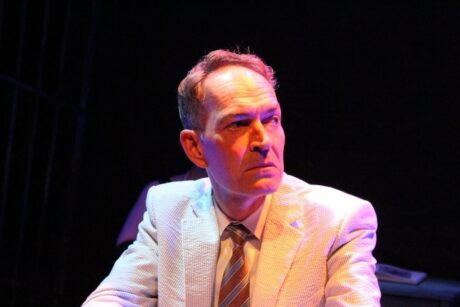 Aidan Hughes as F. Scott Fitzgerald in Rainbow Theatre Project's production of 'Clothes for a Summer Hotel.' Photo by RCG Photography.