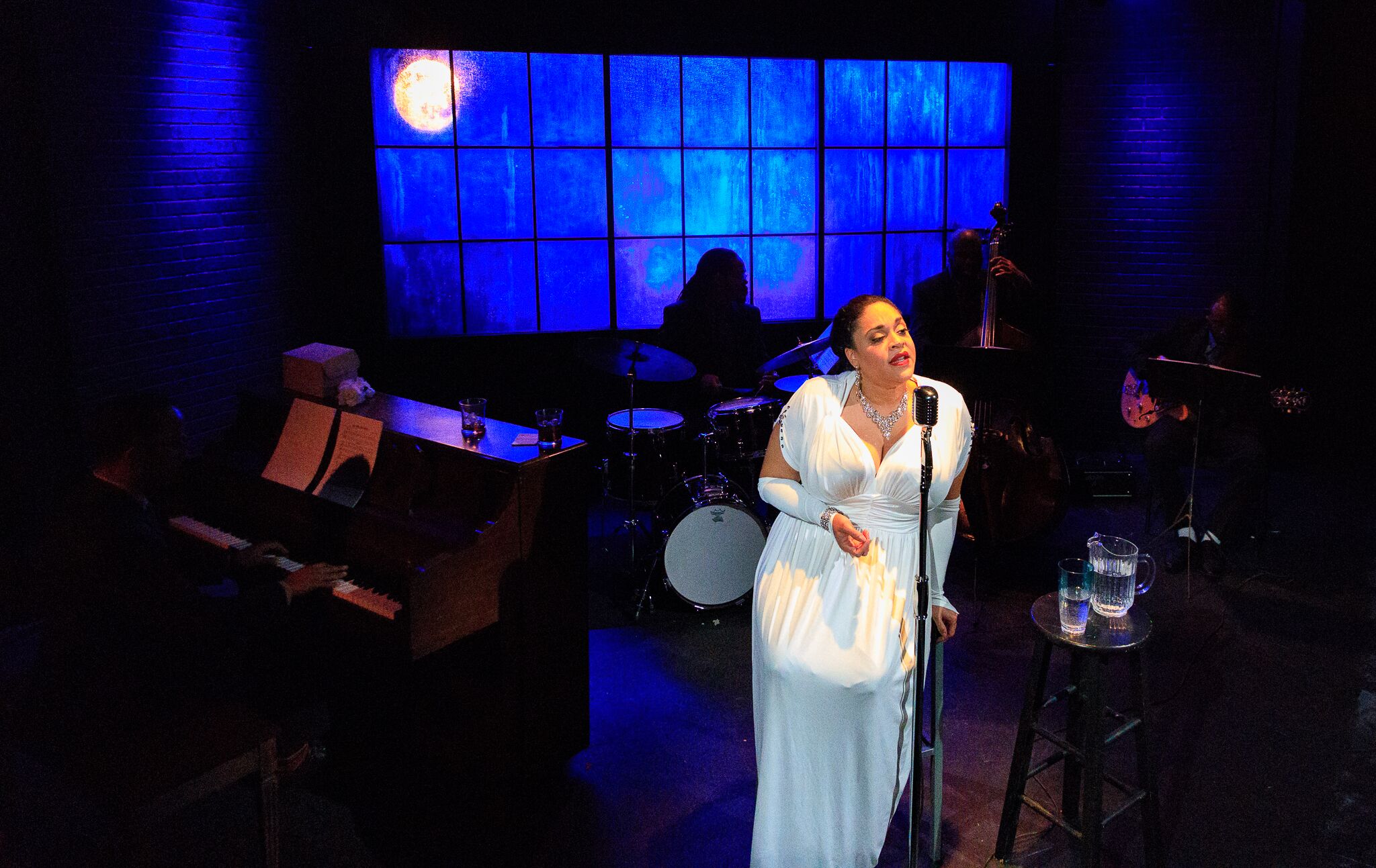 Iyona Blake in 'Lady Day' at Creative Cauldron. Photo by Keith Waters Kx Photography.