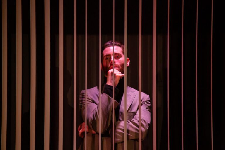 Jared H. Graham as Robert in 'Betrayal' by 4615 Theatre Company. Photo by Ryan Maxwell Photography.