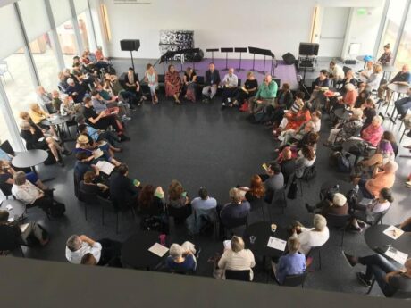 The DC Playwrights Forum at The Kennedy Center's REACH Opening Festival. Photo by Gregg Henry.