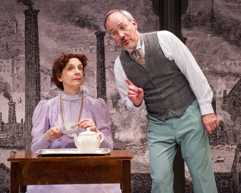 Sue Struve and Steven Carpenter in Washington Stage Guild's 'Hard Times.' Photo by C. Stanley Photography.
