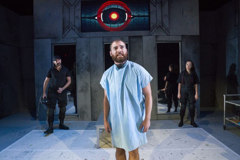 Aquila Theatre's 2019-2020 U.S. National Tour of George Orwell's '1984' (adapted for the stage by Michael Gene Sullivan). Photo by Richard Termine.