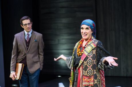 Jonathan David Martin as The Man and Susan Rome as Louise Nevelson in Edward Albee’s ‘Occupant.’ Photo by C. Stanley Photography.