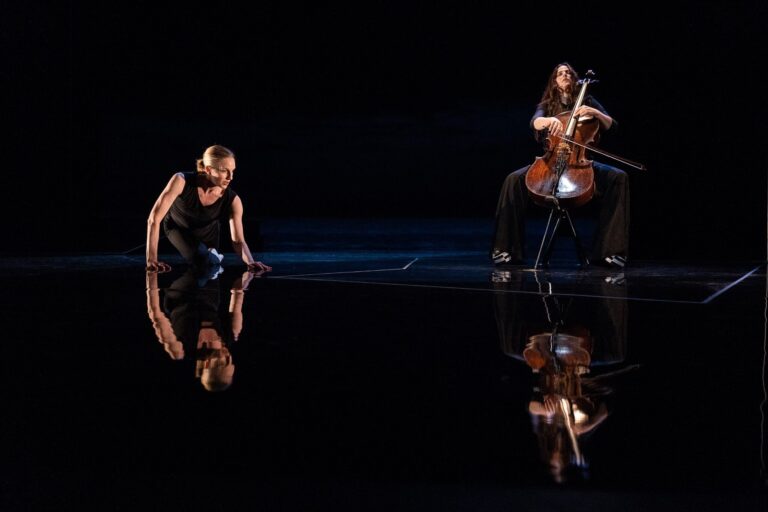 Maya Beiser and Wendy Whelan in 'The Day.' Photo by Hayim Heron, courtesy of Jacob's Pillow.