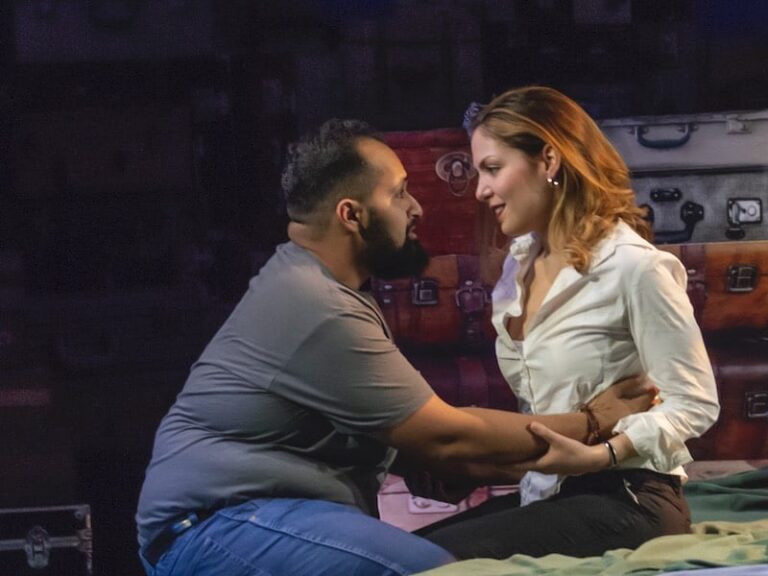 Channeling chutzpah in ‘Pilgrims Musa and Sheri in the New World’ at Mosaic