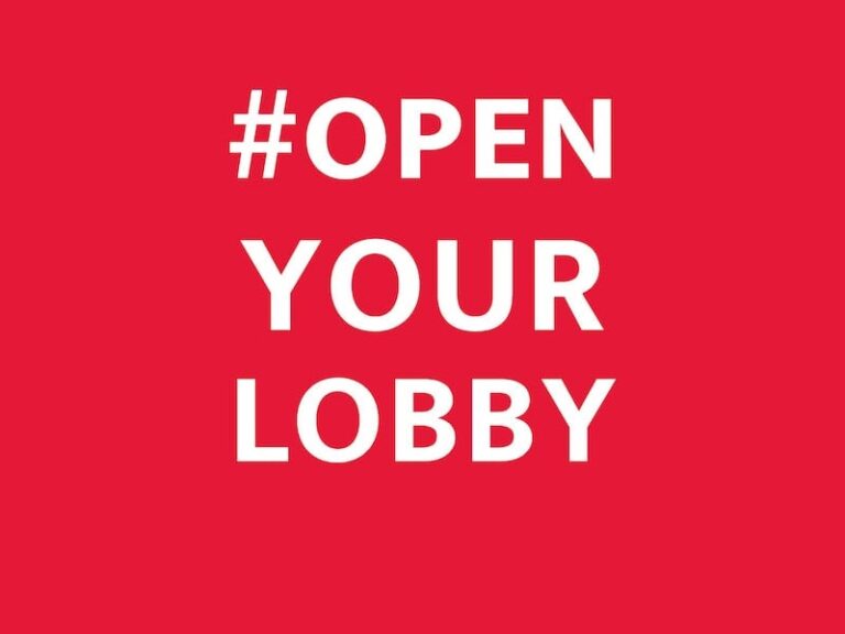 Lobbies closed by COVID reopen to support #BlackLivesMatter