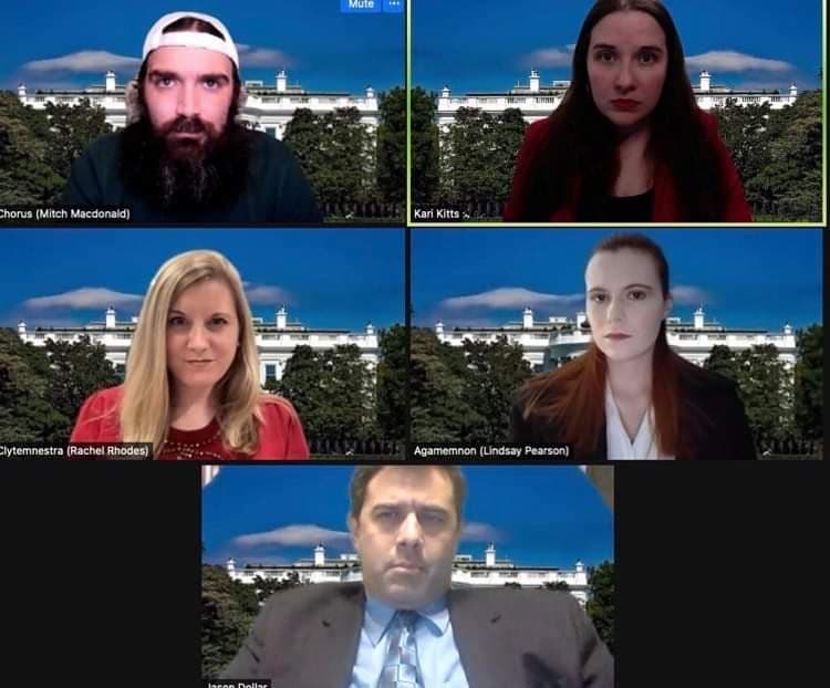 ‘The Oresteia’ comes to Zoom via Virtual Repertory Theatre Collective